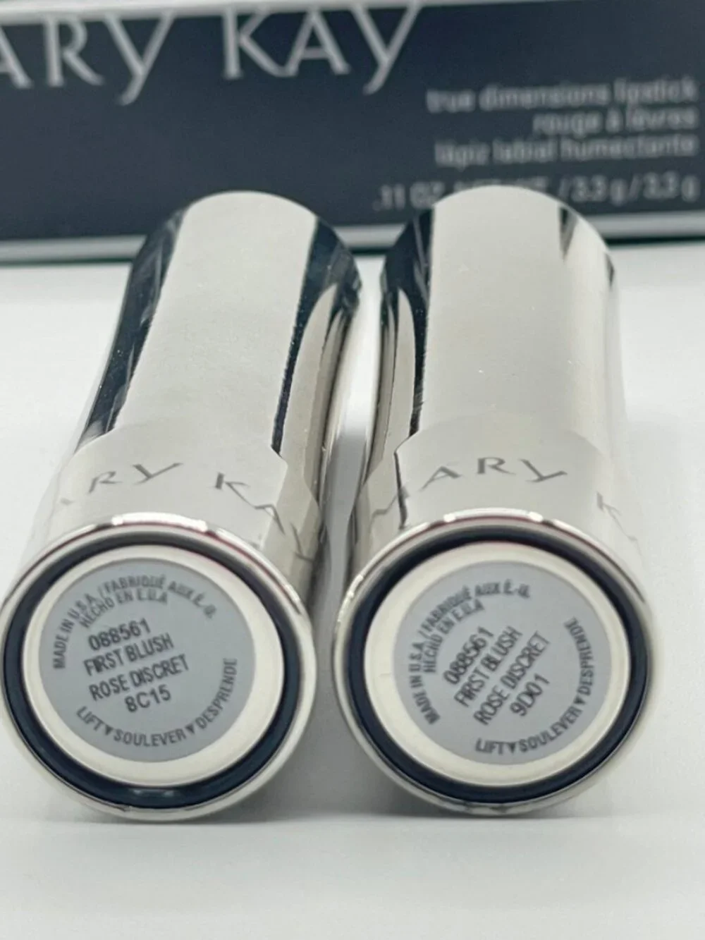 NEW Mary Kay True Dimensions Lipstick First Blush Rose Discret Pink 088561 Lot 2